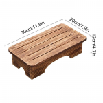 1vnt Namų biuro medinė taburetė Tualetas Žema kėdutė vaikams Svetainė Vonios kambario Kojoms Neslystanti S