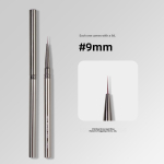 Itin plonas nagų dailės ra&scaron;iklis: Juodo metalo laikiklis, ilgas kontūras ir gėlių dažymo įrankis su dangteliu