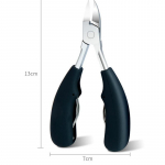 1vnt kojų nagų kirpimo ma&scaron;inėlės nerūdijančio plieno pedikiūro manikiūro įrankiai profesionalus storio korekcijos įrankis raudona