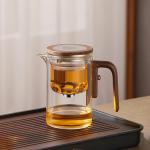 520/600/800ml Stiklinis arbatinukas su filtru, Magnetinis jungiklis, Arbatos atskyrimo filtras, Naudojimui namuose, Dovana