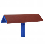 Reguliuojamas i&scaron;traukiamas glaistyklės grandiklis su ilgu kotu ir vidinių kampų &scaron;vitriniu popieriumi stačiakampėms sienoms &scaron;lifuoti.