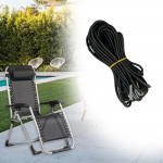 4 vnt. Elastinė virvė Patio kėdės pakeitimui Gultas Veranda Universali atlenkiama kėdė Lauko DIY