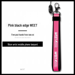 Kūrybinis mobiliojo telefono dirželis: 45 cm kaklo virvė ir 18 cm rie&scaron;o dirželis nuo pametimo poroms