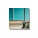 Garsus David Hockney abstraktaus peizažo plakatas drobės tapyba baseinas vandenynas langas sienų menas svetainei namų dekoras 30*40cm No Frame