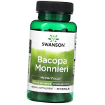 Bakoppos monnieri ekstraktas, Bacopa Monnieri 250, Swanson 90 kaps. (71280151) 90caps