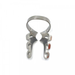 1 pc or 2 pcs or 3 pcs Dental Distal Extension Rubber Dam Clamp Rubber Barrier Clip Stainless Steel Premolar Clamp Teeth Repair Tool 3 pieces Steel