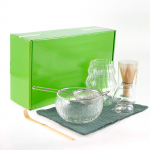 7 vnt. Matcha &scaron;luotelės rinkinys Skaidraus stiklo japoni&scaron;kas Matcha arbatos rinkinys Matcha gaminimo rinkinys su 500 ml Matcha dubeniu Matcha puodeliu Matcha &scaron;luotele skaidri