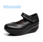 Natūralios odos moteri&scaron;ki batai, kasdieniai batai su platforma, apvalianos nosies, atvira vir&scaron;utine dalimi, patogūs moteri&scaron;ki batai, moteri&scaron;ki batai su platforma ir auk&scaron;tu kulnu 33-43 dydžiai 42