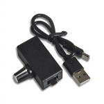 Reguliuojamas kompiuterio au&scaron;inimo ventiliatoriaus greičio valdiklis USB iki 4 kontaktų adapterio kabelis DC5V į 12V maitinimo keitiklis su 2/3 krypčių skirstytuvu A