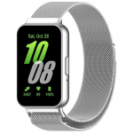 Nerūdijančio plieno dirželis skirtas Samsung Galaxy Fit3 Smart apyrankės keitimo apyrankei Milan Magnetic For Fit 3 metaliniam rie&scaron;o dirželiui For Samsung Fit3 sidabras