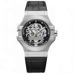 Maserati R8821108001 Potenza Automatinis Vyri&scaron;kas Laikrodis Su Juodu Ciferblatu 42 juoda