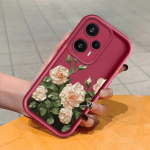 Mink&scaron;tas silikoninis kvadratinių kopėčių spausdinimo ra&scaron;tų telefono korpusas, pilnas dangtis, fotoaparatas, atsparus smūgiams, guminis dėklas, skirtas Xiaomi Redmi Redmi 8 ruda