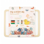 Hangul magnetinė lenta + Skaičių ir abėcėlės rinkinys