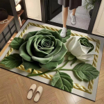 3D Įėjimo Gėlių Kilimas Vonios Kambario Grindų Kilimėlis Įėjimo Durys Vonios Kambarys Neslystantis Kilimėlis Pėdų Pagalvėlė 40 * 60Cm
