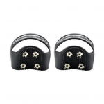 &bdquo;Crampons&ldquo; &bdquo;Ice Snow Traction&ldquo; spaustukai, neslystantys 5 ta&scaron;kų griebtuvų smaigaliai, skirti vaik&scaron;čioti Bėgiojimui Žygiai lauko žiemos sportui L