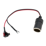 Kaito Denshi Cigarečių pridegiklio lizdas su 10A saugikliu, žemo profilio Low-sized