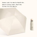 Kapsulinis skėtis nuo saulės ir lietaus, dvejopo naudojimo, atsparus lietui, atsparus vėjui, apsauga nuo saulės, lauko kelionėms, ne&scaron;iojamas mini skėtis