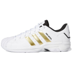 Adidas Pro Model 2G Low Balti Auksiniai Metaliniai Vyri&scaron;ki Sportbačiai Debesėlių Baltumo Pagrindinė Juoda H68060 40
