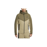 Nike Tech Fleece Windrunner Džemperis su gobtuvu Vyri&scaron;ki Vir&scaron;utiniai drabužiai Alyvuogių žalias FB7922-276 M