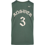 Reebok Allenas Iversonas Triu&scaron;io metai Riboto leidimo raidžių ir numerių spausdinimas Sportinis laisvalaikio mezginys Retro krep&scaron;inio megztiniai Vyri&scaron;ki mar&scaron;kinėliai H47101 S
