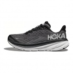 HOKA Clifton 9 Vaikams Juodi Balti Vaikų Sportbačiai 1131170-BWHT 40