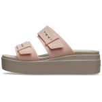 Crocs Lengvi kvėpuojantys neslystantys &scaron;lepetės Moteri&scaron;ka avalynė Rožinė Ruda 207431-6RL 34-35