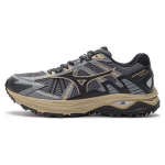 Mizuno Racer Trail Patogūs Madingi Neslystantys Patvarūs Žemi Bėgimo Bateliai Unisex Bėgimo Bateliai Juodi Pilki D1GH223802 38