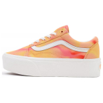 Vans Old Skool Stackform Drobės Suede Laisvalaikio Žemi Batai Ritinėjimui Unisex sportbačiai Rožiniai Balti VN0A7Q5MORA 37