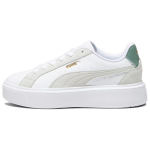 Puma Osl Pro Madingi Minimalistiniai Patvarūs Žemi Skate Batai Unisex Sportbačiai Balti Pilki Žali 392055-04 44