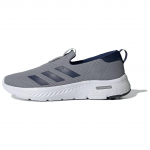 Adidas Cloudfoam Patogūs Lengvi Neslystantys Dilimui Atsparūs Kvėpuojantys Žemi Laisvalaikio Batai Vyri&scaron;ki Laisvalaikio Batai Pilki Mėlyni Balti ID6509 42⅔