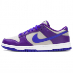 Nike Dunk Abrasion Resistant Breathable Low top Skateboard Shoes Men's Purple Gray HF5441-005 44