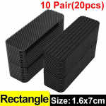 Lipni juosta Kilimo fiksavimo lipdukai Pasidaryk pats Neslystantys Velcros Dvipusiai Automobilio tvirtinimo elementų priedai Sofa Automobilio grindų kilimėliai Drabužiai 70x16mm