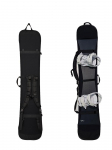 Vandeniui atsparus smūgiams snieglenčių krep&scaron;ys &ndash; apsauginis užvalkalas carvingui ir riedlenčių sportui 163CM Adjustable Straps juoda