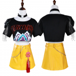 Rumi Zoey ir Mira Cosplay Kostiumai Anime Kpop Demonų Medžiotojai Vaidmenų Žaidimas Uniforma Helovino Karnavalo Vakarėlio Apranga Moterims Mergaitėms S