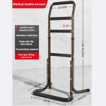 Vyresnio amžiaus žmonių lovos turėklai, apsauginiai turėklai, saugos prietaisas nuo kritimo, pagalba atsistojant, namų vaik&scaron;čiojimo pagalbiniai rėmai Type B