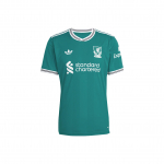Adidas Originals X Liverpool FC Bendradarbiavimas 25/26 Gerbėjų Versija Antras I&scaron;vykos Greitai Džiūstanti Siauro Kirpimo Megztukas Trumpomis Rankovėmis Futbolo Mar&scaron;kinėliai Vyri&scaron;ki Vir&scaron;utiniai Drabužiai JV6428 4XL blue