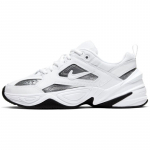 Nike M2K Tekno Balti Metalinio Sidabro Juodi Moteri&scaron;ki Stambūs Sportbačiai CJ9583-100 38