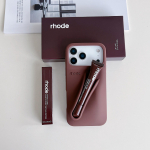 Lūpdažio įkvėptas telefono dėklas Apple įrenginiams Silikoninis smūgiams atsparus mink&scaron;tas dėklas su 3D dizainu Ne&scaron;iokitės savo lūpdažį 16pro kava