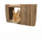 Triu&scaron;io lizdas, Chinchilla, Jūrų kiaulytės aptvaras, Prieglauda, Natūralus dantų drožimui, Pintas lizdas su &scaron;akomis, Platforma kabinimui Rectangular paper box bag