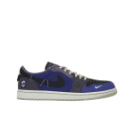 Zion Williamson x Air Jordan 1 Retro Low OG Voodoo Alternatyvūs Vyri&scaron;ki Sportbačiai Mėlyni Karali&scaron;kos Violetinės Garų Žali IH2309-500 36 black