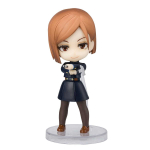 TAMASHII NATIONS Figuarts mini Jujutsu Kaisen Nobara maždaug PVC ABS dažyta veiksmo figūrėlė Kugisaki, 90 mm, & violetinė