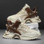 Vyri&scaron;ki nauji rudens ir žiemos batai, auk&scaron;to aulo sportbačiai storais padais, studenti&scaron;ki odiniai bėgimo krep&scaron;inio batai dideliais dydžiais 44