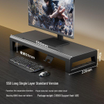 Daugiafunkcinis USB monitoriaus stovas ir stalo organizatorius