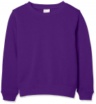 Printstar Fleece apvalios apykaklės lengvas džemperis Dydis 100cm į Japonijos dydį Vaikų 8.4 oz. (00219-MLC), Violetinė, (ekvivalentas 100) violetinė