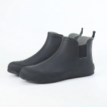 Madingi trumpi virėjo virtuvės maisto gaminimo lietingos dienos žemi lietaus batai vyrams, guminiai kulk&scaron;nies batai, atsparūs dilimui, nauji plastikiniai, vandeniui žemo kulno guminiai batai 35