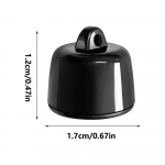 Mini GPS sekiklis augintiniams, pauk&scaron;čiams, balandžiams, atsparus vandeniui, realaus laiko vietos sekimas, apsaugos nuo praradimo įrenginys su geografine tvora &scaron;unims, katėms juoda