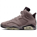 A Ma Mani&eacute;re x Air Jordan 6 Retro Smoky Mauve Vyri&scaron;ki sportbačiai Ruda Dūminė-Alyvinė Juoda IF3103-200 42.5