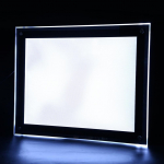 A3 LED &scaron;viesdėžė Reklama Akrilo spaustukas Rėmas Ap&scaron;viesta lenta Plakatų vitrina (A3 )