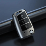 VW Volkswagen Golf 7 MK7 Tiguan MK2 TPU apvalkalo pakabukas Automobilio atlenkiamo rakto dėklas Vir&scaron;elis Seat Ateca Leon FR Ibiza Skoda Octavia Kodiaq