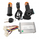 36V 1000W Variklio Valdiklis Aliuminio Lydinio Guminis Elektrinio Dviračio Valdiklis Droselio Rankenos Rinkinys su 2 Raktais Elektriniam
